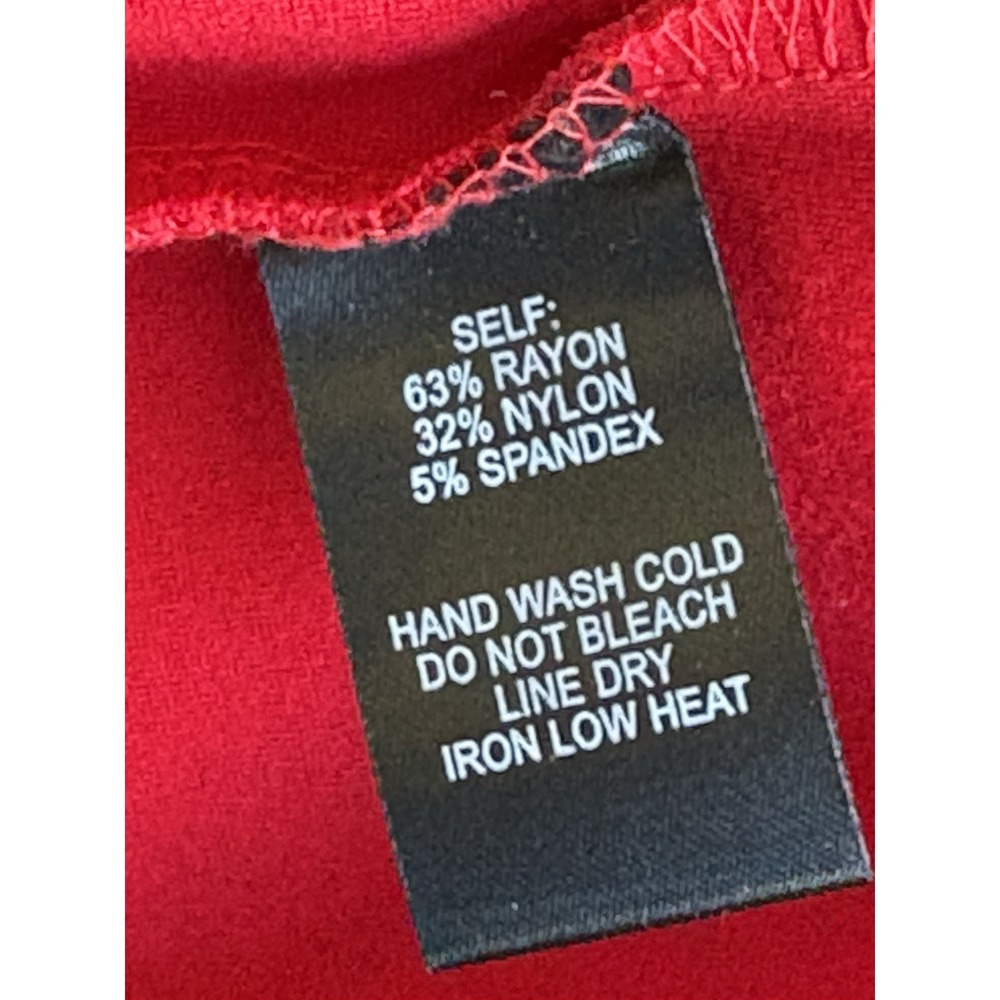 Lulus Cocktail Hour Red Wrap Bodycon Dress Ruched Size Medium Party Bold - Picture 8 of 9